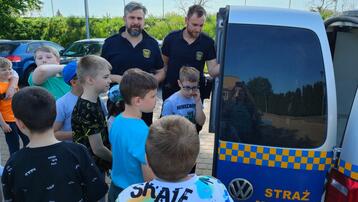 Dzieci odwiedziły Straż Miejską w Gdańsku