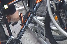 Złodziej rowerów pod kluczem